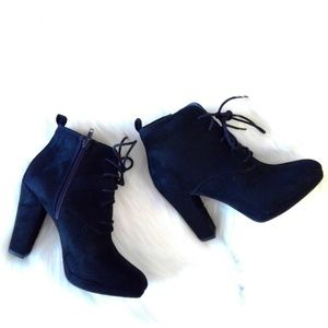 Forever 21 Black Heel Bootie Size 5.5